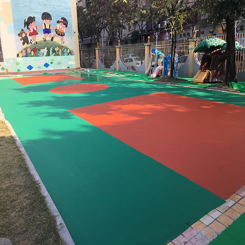 惠城幼兒園塑膠地板 幼兒園epdm顆?；@球場(chǎng)